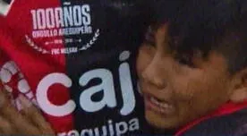 Melgar campeón: niño lloró desconsoladamente abrazado a Edgar Villamarín [VIDEO] 