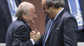 FIFA: Joseph Blatter y Michel Platini fueron suspendidos ocho años