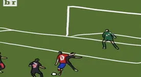 Atlético Madrid: así se ve golazo de Saúl Ñíguez al Bayern Múnich hecho en un cómic | VIDEO