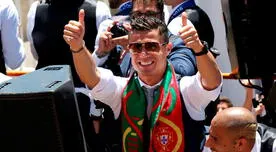 Cristiano Ronaldo y la selección de Portugal desataron la locura a su llegada a Lisboa | FOTOS Y VIDEO
