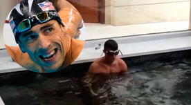 Instagram: Cristiano Ronaldo simuló ser Michael Phelps y casi termina ahogado