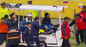 Ecuador vs. Chile: Enner Valencia salió del estadio en ambulancia para evitar ser capturado por policía | VIDEO