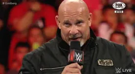 WWE Raw: Goldberg regresó y aceptó el reto de Brock Lesnar 