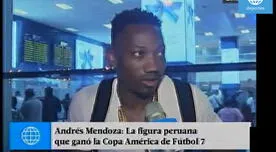 Andrés Mendoza y sus primeras palabras tras ganar la Copa América IFA 7 |VIDEO