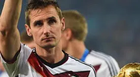 Miroslav Klose le dice adiós al fútbol y este será su labor en el fútbol desde ahora