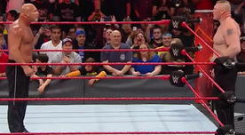 WWE Raw: Goldberg y Brock Lesnar tuvieron un fuerte careo previo del Survivor Series