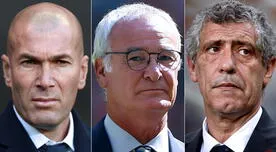 Claudio Ranieri, Fernando Santos y Zinedine Zidane nominados al mejor técnico del 2016