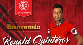 Juan Aurich: Ronald Quinteros es oficialmente nuevo jugador