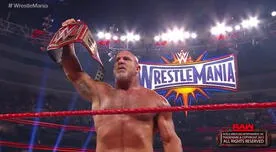 WWE Raw: Goldberg reapareció y masacró a Brock Lesnar previo al Wrestlemania 33