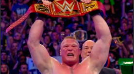 Brock Lesnar es nuevo campeón Universal tras derrotar a Goldberg en Wrestlemania 33 [VIDEO]