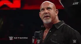 WWE: Goldberg confirmó su retiro de la lucha libre tras la emisión del Monday Night Raw [VIDEO]