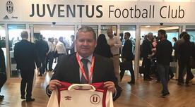 Universitario: César Vento asistió al Wyscout Forum 2017 en el estadio de Juventus 