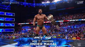 WWE Backlash 2017: Jinder Mahal venció a Randy Orton y se convirtió en el nuevo campeón Mundial