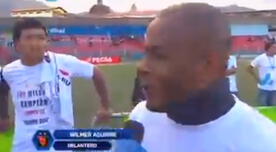 Wilmer Aguirre fue 'retirado' del fútbol por jugadores de Melgar tras título del Torneo de Verano [VIDEO]