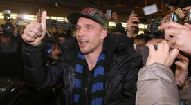 Lukas Podolski se fue de Turquía para jugar en Japón 