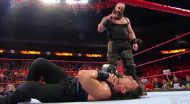 WWE Raw: Braun Strowman regresó y le aplicó una tremenda paliza a Roman Reigns