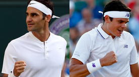 Roger Federer clasificó a las semifinales de Wimbledon 2017, tras derrotar 3-0 a Milos Raonic