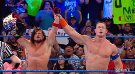 WWE SmackDown Live: AJ Styles y John Cena hicieron equipo y vencieron a Kevin Owens y Rusev