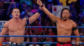 WWE SmackDown Live: Shinsuke Nakamura venció a John Cena y peleará por el título mundial en SummerSlam