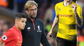 Liverpool recibió el "no" de figura del Borussia Dortmund para ser el reemplazante de Philippe Coutinho