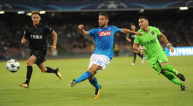 Napoli venció 2-0 a Niza y acaricia la fase de grupos de la Champions League