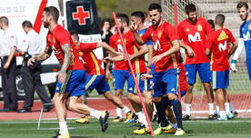 España: David Villa se lució en las prácticas y prometió golear a Italia