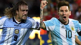 Gabriel Batistuta se molestó porque Lionel Messi superó su récord en Argentina