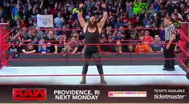 WWE RAW: Braun Strowman en incertidumbre pese a aniquilar a Kane [VIDEOS]