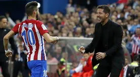 Atlético Madrid: Diego Simeone autorizó venta de Carrasco en enero