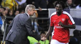 Emmanuel Adebayor reveló que "odia" al Arsenal por culpa de Arsene Wenger