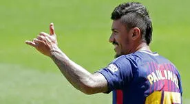 Paulinho asustó a Barcelona pero se confirmó que solo fue un fuerte golpe