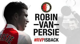 Renato Tapia tendrá a Robin Van Persie como compañero tras confirmarse su fichaje al Feyenoord