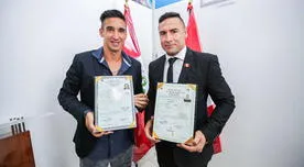 Germán Alemanno y Mario Villasanti obtuvieron la nacionalidad peruana