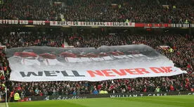 Manchester United: emotivo homenaje en Old Trafford a las víctimas del desastre aéreo de Múnich