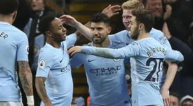 ¡PÓKER DEL KUN! Manchester City con goles de Sergio Agüero goleó 5-1 al Leicester City por la Premier League [VIDEO] 