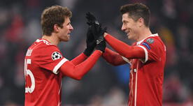 Bayern destrozó 5-0 a Besiktas con dobletes de Lewandowski y Müller