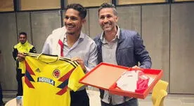 Paolo Guerrero y Mario Yepes se juntaron en evento en Colombia