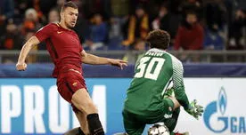 Roma accedió a los cuartos de final de Champions League luego de 10 años gracias a un gol de Edin Dzeko