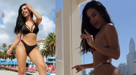 Stephanie Valenzuela derrochó sensualidad con baile en diminuto bikini