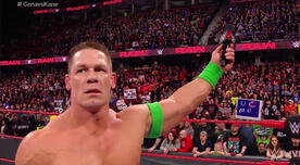 WWE RAW: John Cena venció a Kane y retó otra vez a The Undertaker previo a Wrestlemania 34