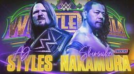 WWE WrestleMania 34: AJ Styles venció a Shinsuke Nakamura y retuvo el Campeonato Mundial [VIDEO]