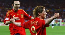 Andrés Iniesta: La emotiva dedicatoria de Fernando Torres a 'Don Andrés'