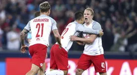 Así fue el segundo gol del Salzburgo que empareja la serie con el Marsella [VIDEO]