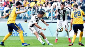Juventus derrotó 2-1 a Hellas Verona en la despedida de Buffon