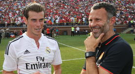 Ryan Giggs se rindió ante su compatriota Gareth Bale