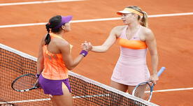  Garbiñe Muguruza venció a María Sharápova y va a semifinales en la Roland Garros