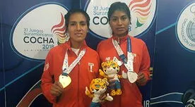 ¡Orgullo peruano! Saida Meneses y Luz Mery Rojas ganan medalla de oro y plata en Juegos Suramericanos Cochabamba