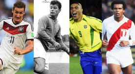 La tabla histórica de goleadores de los Mundiales con Téofilo Cubillas en el Top 10