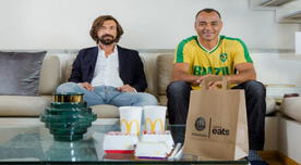 Cafú intenta convencer a Pirlo para que apoye a Brasil en Rusia 2018 [VIDEO]