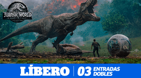 LISTA DE GANADORES: Líbero sortea 03 entradas dobles más packs de la película "Jurassic World: El reino caído"